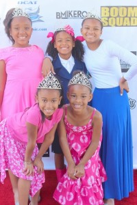 Front Row, left to right: Nasreen El Shabazz , Zoe Abdul-Malik  Back Row, left to right - Brooklynn Robinson, Trinity Parish, Kristyn Simpon photo credit:  Paul Jones