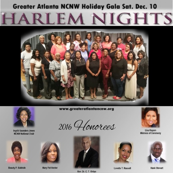 Join Greater Atlanta National Council of Negro Women for their holiday gala Sat. Dec. 10, 6 PM at the Omni  Hotel in Atlanta.