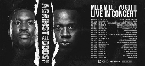 Meek Mill and Yo Gotti Announce 21-City Nationwide “Against All Odds Tour”