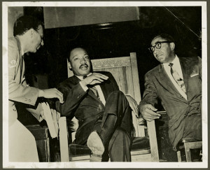 Dr. Lowery with Dr. Martin Luther King, Jr.