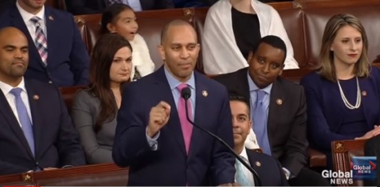 Congressman Hakeem Jeffries Evokes the Hip-Hop Lyrics of Naughty By Nature As He Nominated Nancy Pelosi  for Speaker of the House