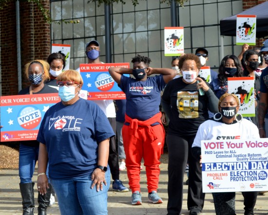 or Georgia Senate Runoff Amid Ongoing Efforts to Disenfranchise Black Voters