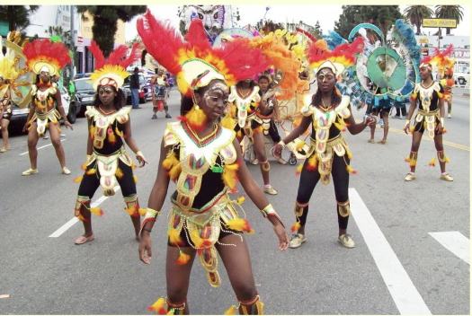 Marikel International  Brings Caribbean Carnival Spirit to Leimert Park Village with a Post Juneteenth Starlight Parade